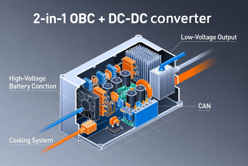 Integrated OBC + DC-DC